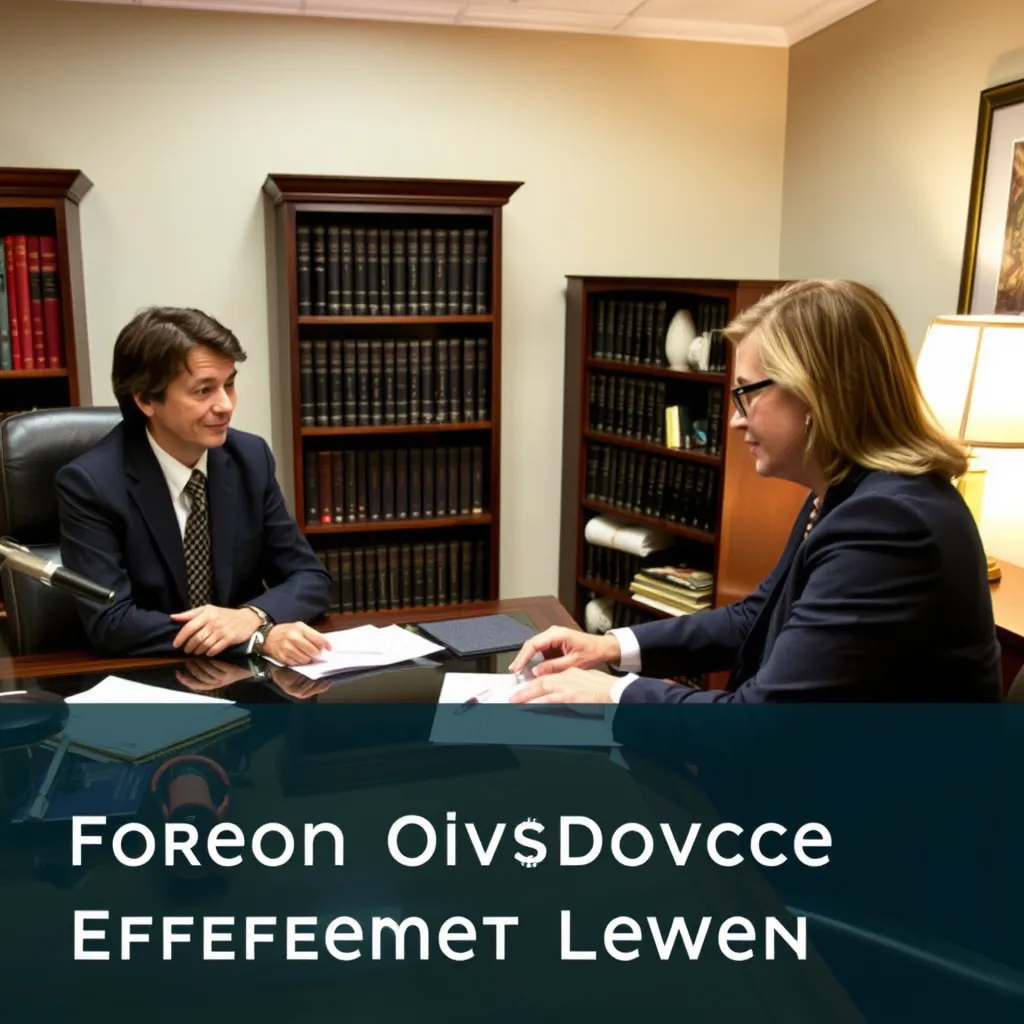 Foreign Divorce Decree Enforcement Lawyer Fauquier VA
